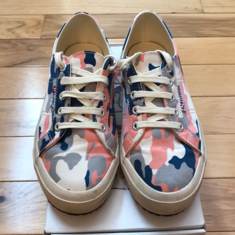Superga camo sneakers